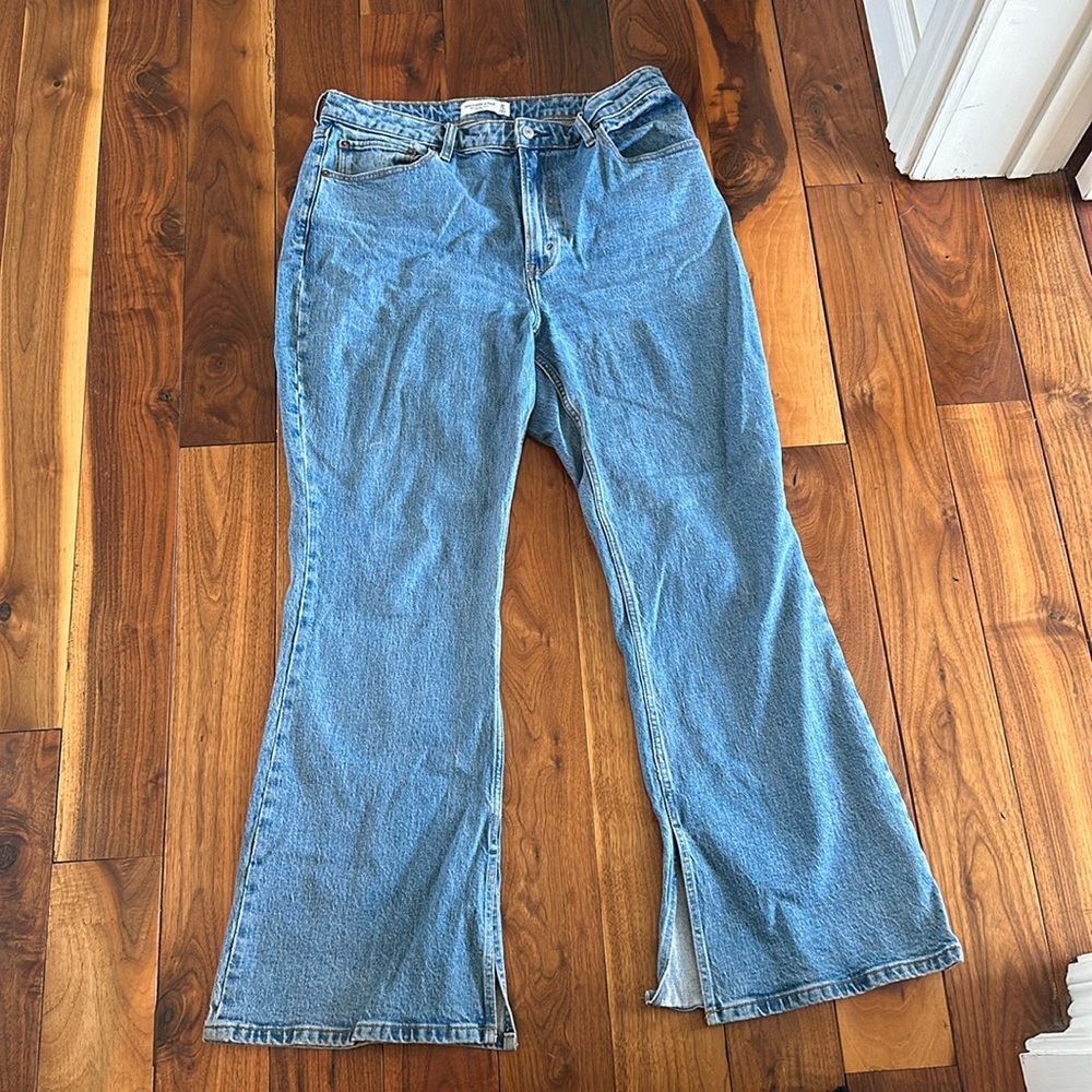 Abercrombie flare leg jeans